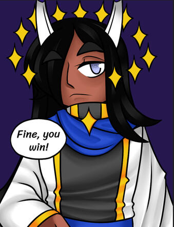 A piece of said OC that comes from the entry #7 of Elemen-tales, character and parody belongs to me