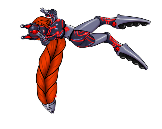 A futuristic cop, belongs to @shima